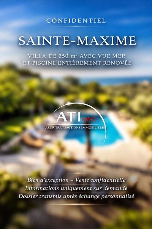 Maison provençale SAINTE MAXIME 3350000€ AZUR TRANSACTIONS IMMOBILIERES