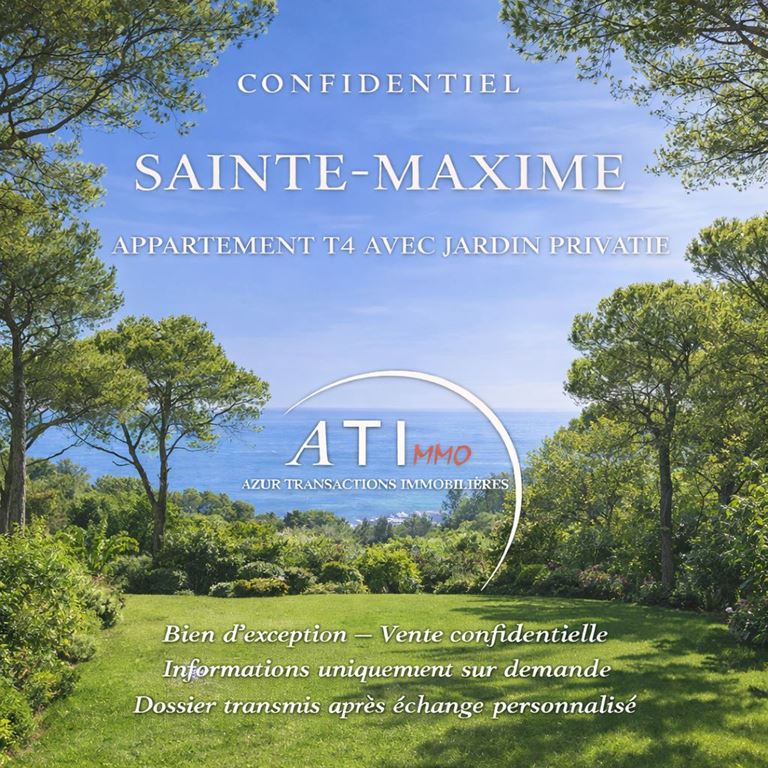 Appartement T4 SAINTE MAXIME 755000€ AZUR TRANSACTIONS IMMOBILIERES