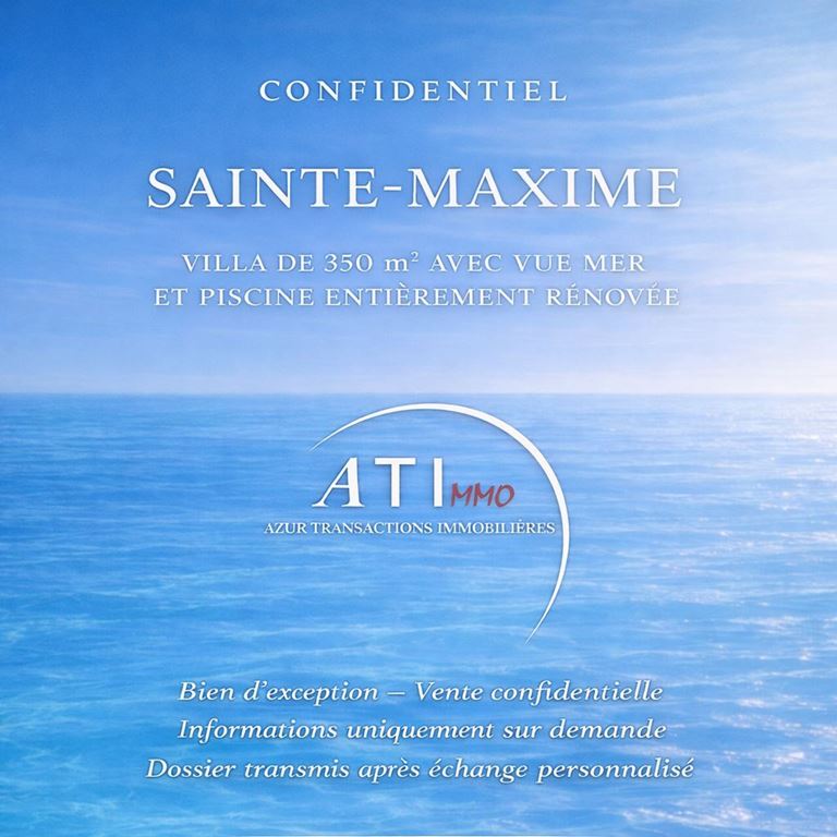Maison provençale SAINTE MAXIME 3350000€ AZUR TRANSACTIONS IMMOBILIERES