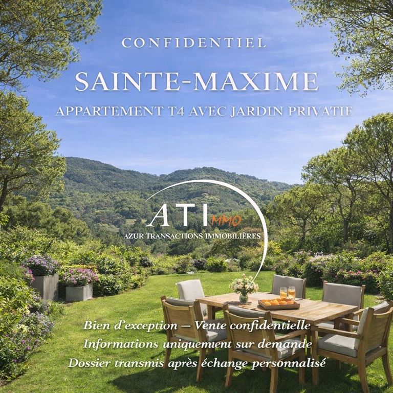 Appartement T4 SAINTE MAXIME 755000€ AZUR TRANSACTIONS IMMOBILIERES